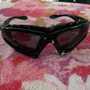 Sports Biker Safety Padded Sunglasses